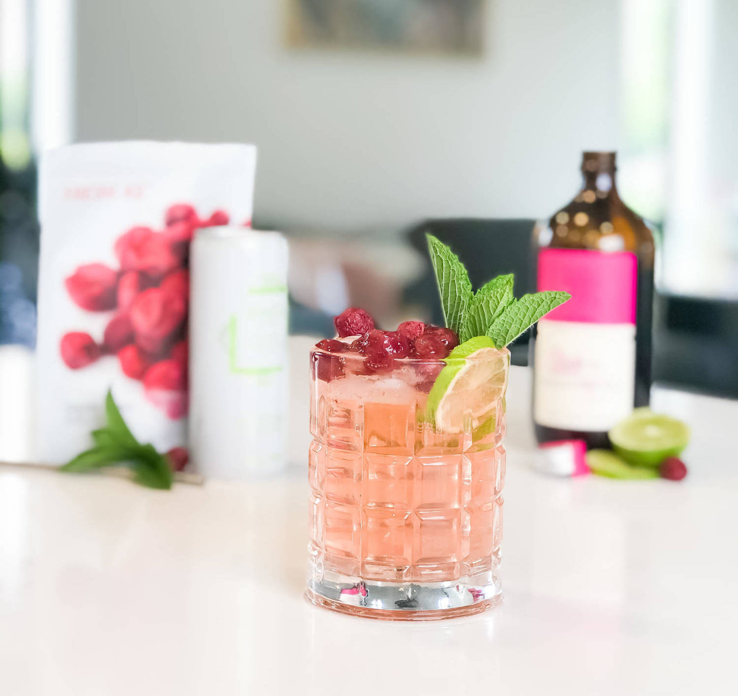Pomegranate Lime Spritz