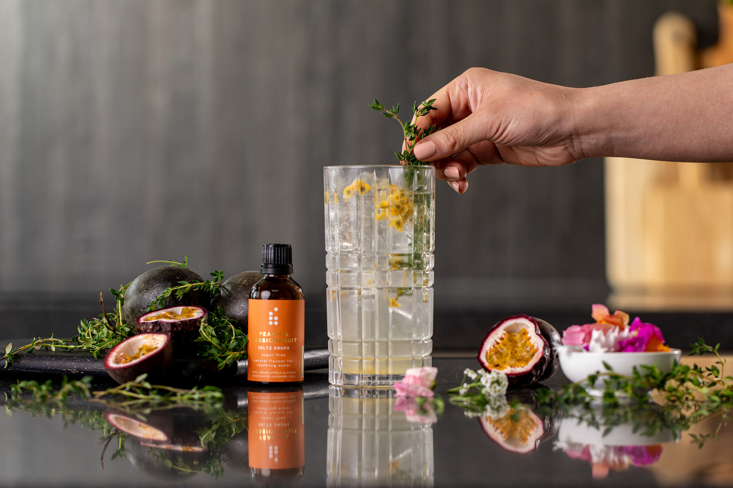 Peach & Passionfruit Seltz Drops