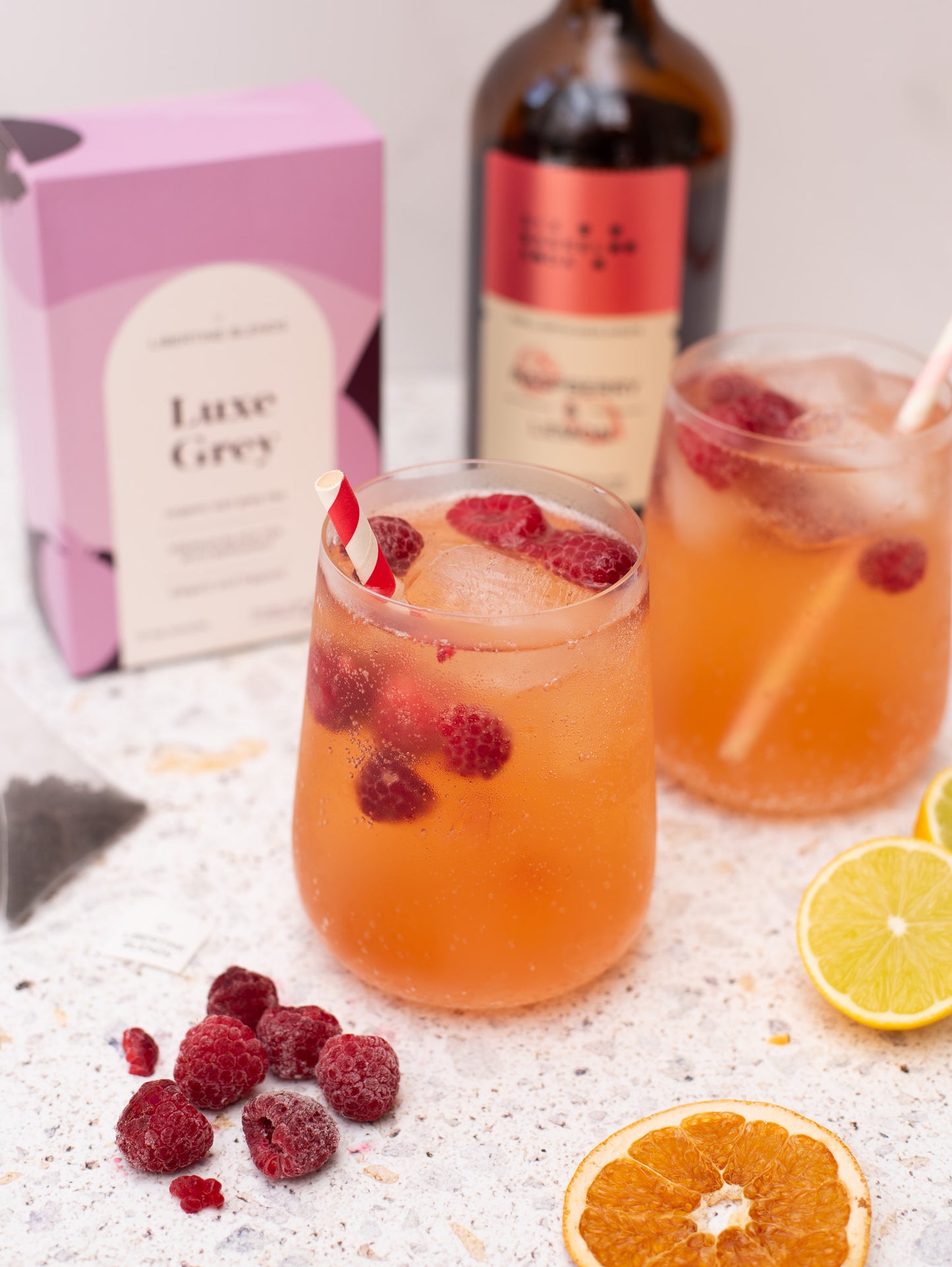 Raspberry & Bergamot Iced Tea